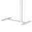 Sit-to-Stand Rolling Adjustable Laptop Cart, White
