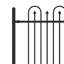 Powder-Coated Steel Fence Panels Included-124587396