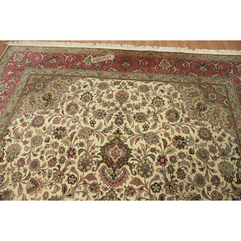 Tapis traditionnel à teinture végétale 8 x 12
