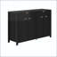 Buffet scandinave à motif de vagues avec tablettes réglables-537227302