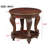 Wood Sofa Side Table With Shelf-797765396-797765392