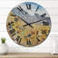 Seashells on The Beach - Horloge murale nautique et côtière-1069222913