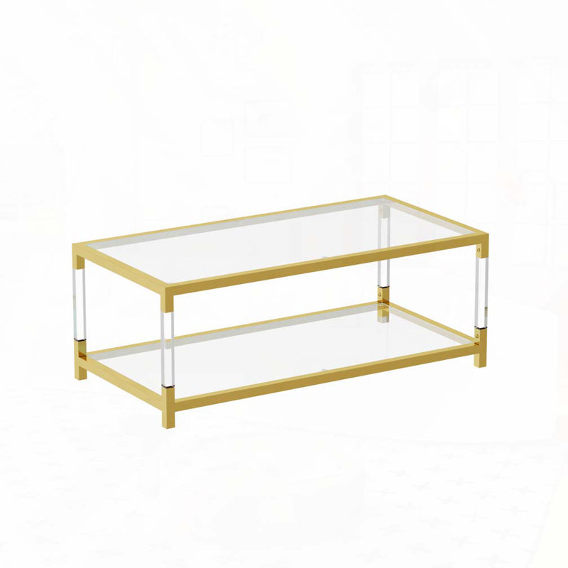 Rectangular Round Coffee Table