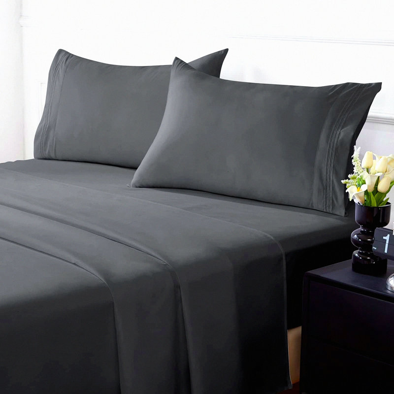 LuxuryCool Sheet Set - 1800 Brushed Microfiber Bedding with Pillowcases. Soft, Breathable, Cooling Sheets with Deep Pockets. Fade Resistant