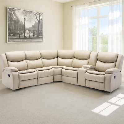 Menifee 3 - Piece Vegan Leather Reclining Sectional