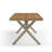 70.87Inch Rectangular Dining Table With X-Shape Aluminum Table Leg