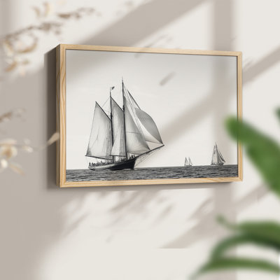 Série nautique-L III - Reproduction encadrée - Restickable