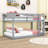 Hermidas Twin Over Twin Wood Bunk Bed With Ladder And Slats-639168633