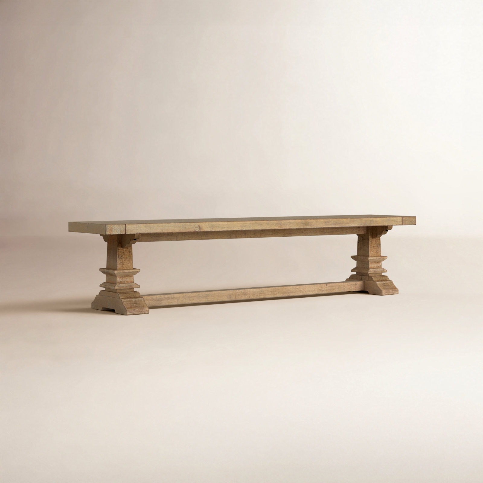 Vienna 82" Dining Bench, 18"H x 82"W x 16"D