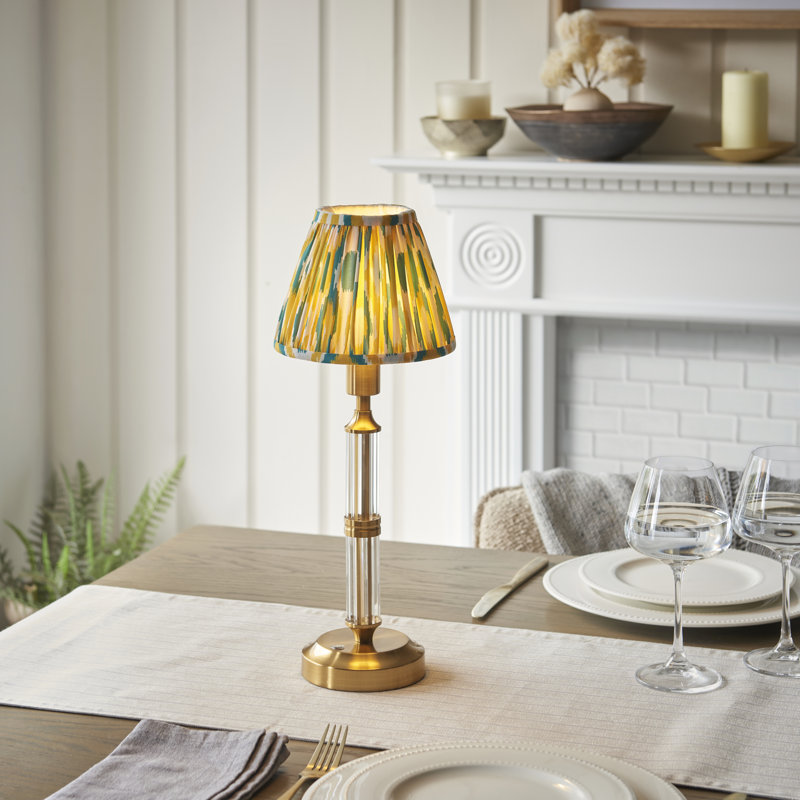 Morton Rechargeable Metal Table Lamp, Jade