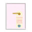 «Do Not Disturb Unless Coffee Expression» par Ashley Singleton - cadre flottant, impression