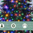 6FT Pre-Lit Aspen Fir Artificial Christmas Tree With Wreath & Garland,Grass  Xmas Tree With 380 Multi-Colour LED S, 11 Ing Modes, 861 PE Branch Tips,  Indoor Holiday Decor