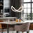 Chrispen 1-Light Unique/Statement Geometric LED Chandelier