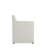 Anna Modern Vegan Leather Upholstered Solid Wood Dining Arm Chair in Stone Gray-1320983958