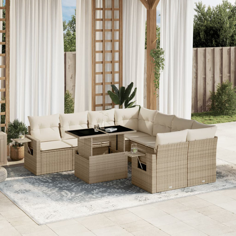 Ensemble de canapé de jardin Vidaxl
