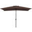 Parasol de marché rectangulaire inclinable 10 pi x 6 pi 5 po Le-2147014356