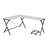 Demico L-Shaped Metal Base Computer Desk-2076591643