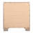 Compact, Durable Particle Board Nightstand With Silver Champagne Finish For Versatile Spaces