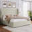Upholstered Lift-Up Storage Bed with Wingback Headboard-1595280957-1557355665