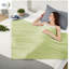 Ensemble de literie toutes saisons, 60 po x 90 po, tissu en nylon vert sauge