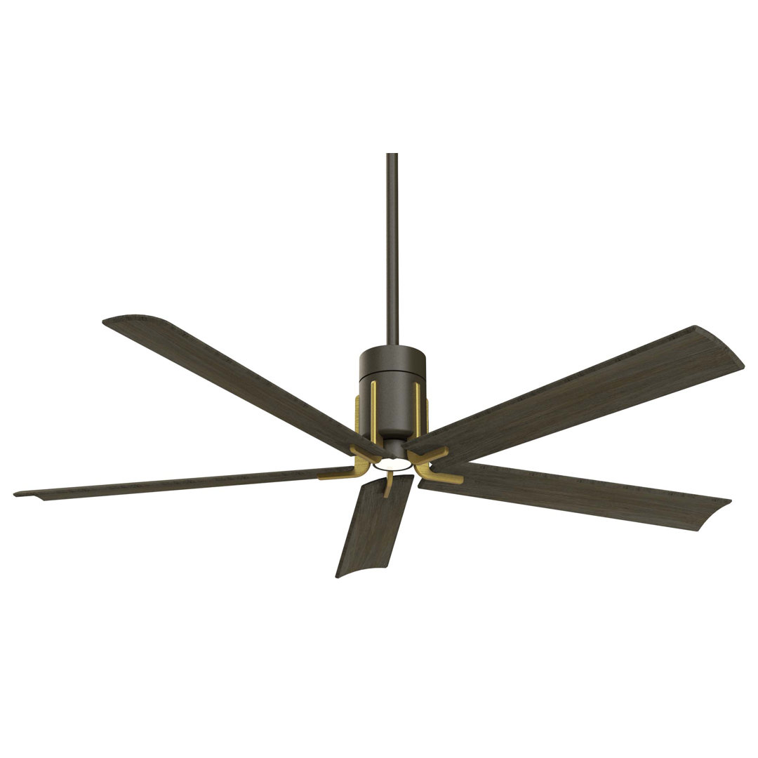 60" CLEAN 5 - Blade LED Standard Ceiling Fan with Light Kit Included Minka Aire 