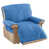 100 % polyester bleu foncé