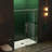 57.5"-60" W X 80" H Frameless Single Sliding Shower Door with Soft Close System, with 5/16"(8mm) Clear Tempered Glass-63542915