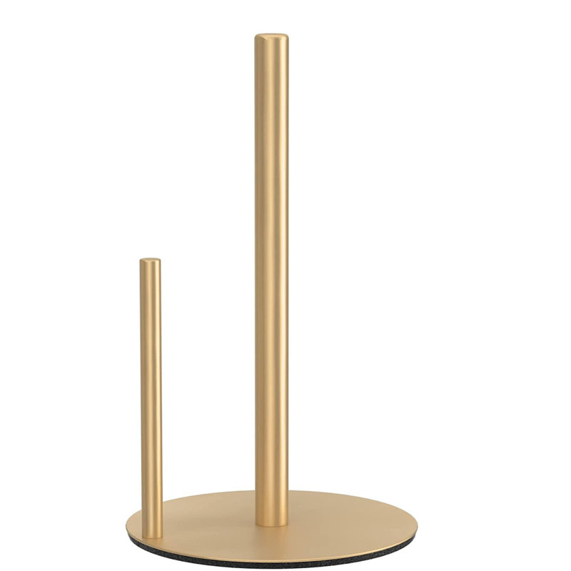 Stainless Steel Paper Towel Holder, Gold
