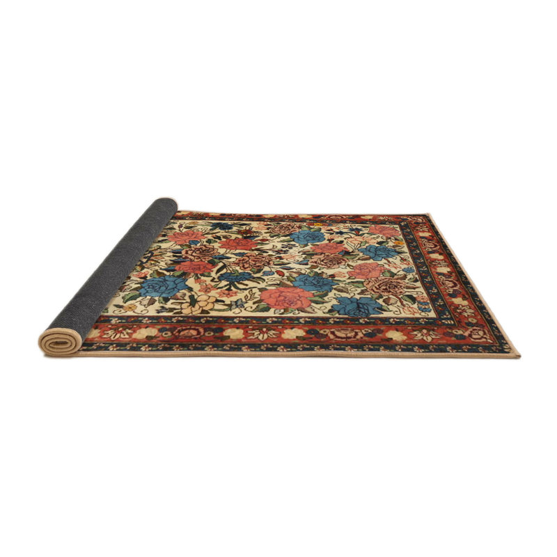 Abri Floral Indoor Rug, Round 5'