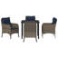 4 - Person Patio Dining Set with Square Table