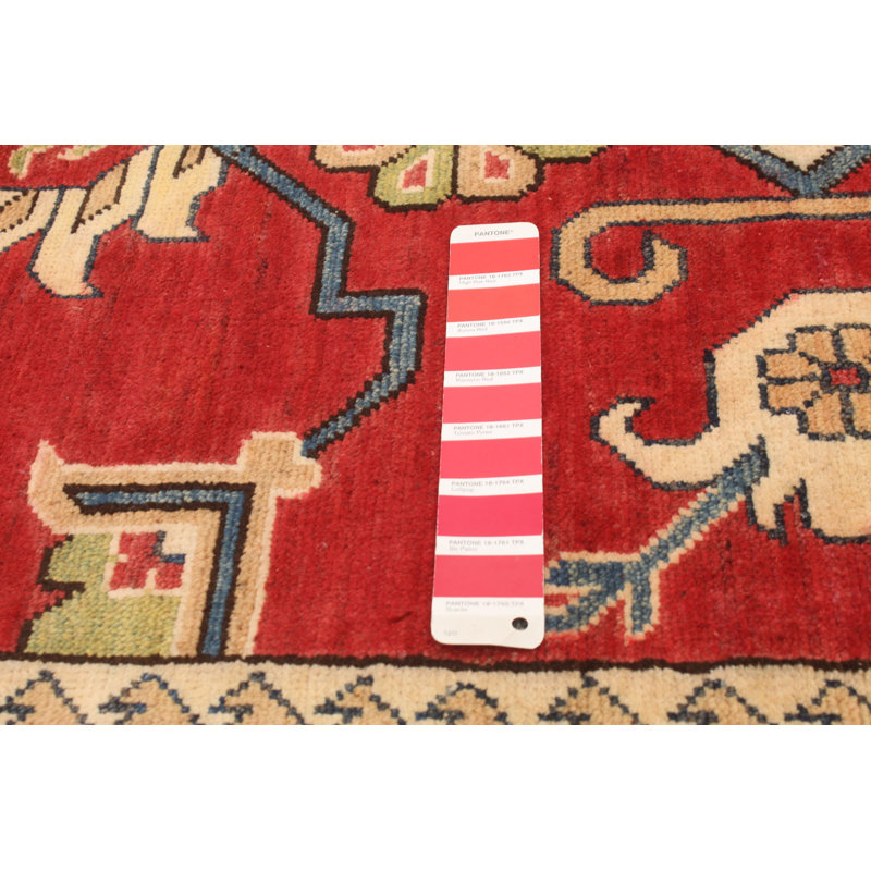 Francie One-of-a-Kind 8'11" X 11'11" New Age Wool Area Rug in Red