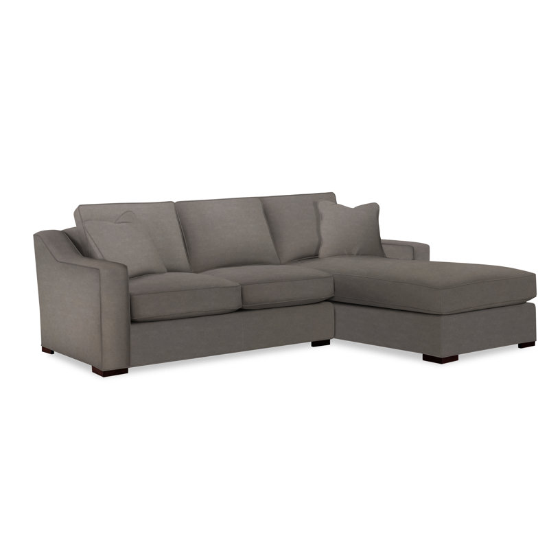 Armanti Chaise Sectional, Parchment Polyester 71582L14, City Dark