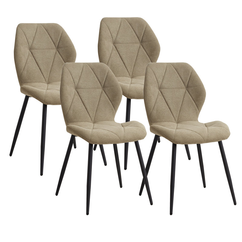 Miko 50 cm H Velvet Side Chair, Cream