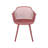 Poppy Chair For Outdoor Dining: , , Red Polypropylene, 23.14 In.D X 21.34 In.W 32.31 In.H, Modern Look Seating : Minimalist Design-1267515086