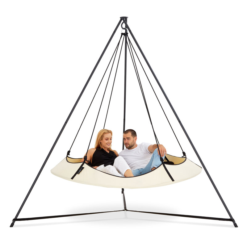 Double Classic Hammock with Stand, Cream