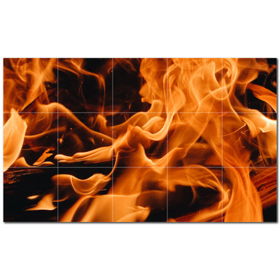 6'' x 6'' Satin Ceramic Decorative Mural