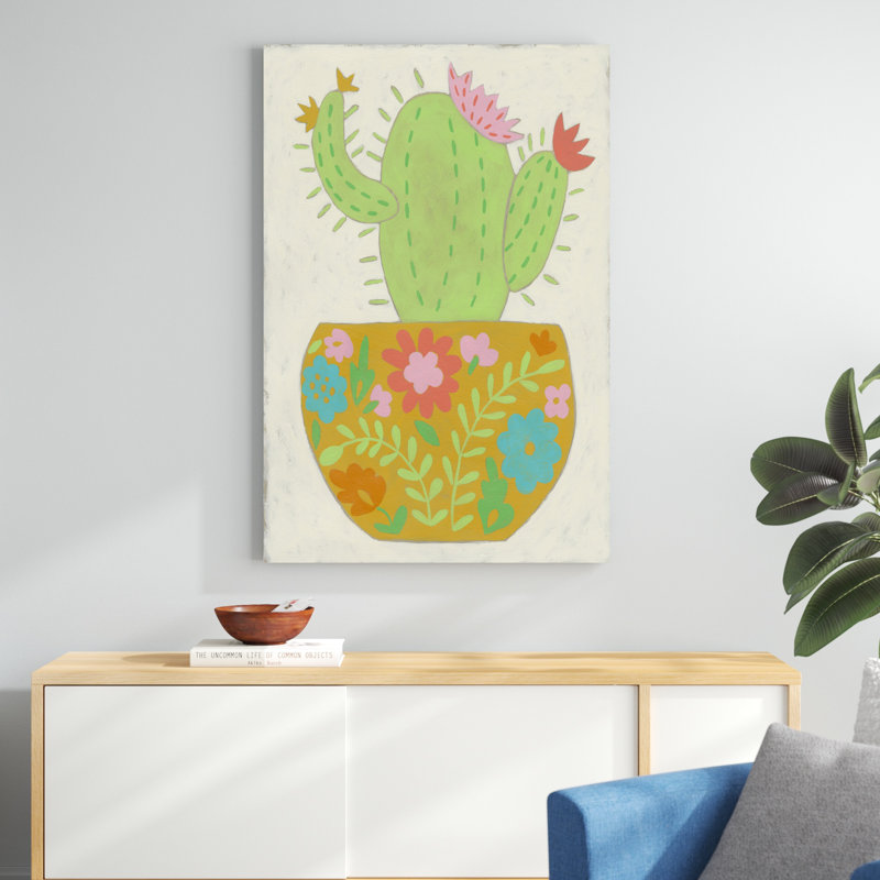 Happy Cactus II, H 48 po x l 32 po x P 1,25 po
