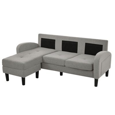 3 Seater Linen Sofa