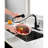 Matte Black Pull Down Sink Faucet, Single Handle Kitchen Tap With 360 Swiveling High Spout. Corrosion And Rust- Coating For Lasting Service. Easily Adjust Water Temperature Flow A Handle. Stainless-765207701