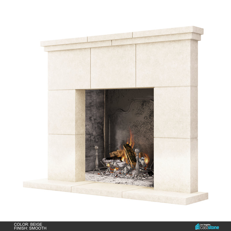 Tuscany Fireplace Surround, Smooth Beige