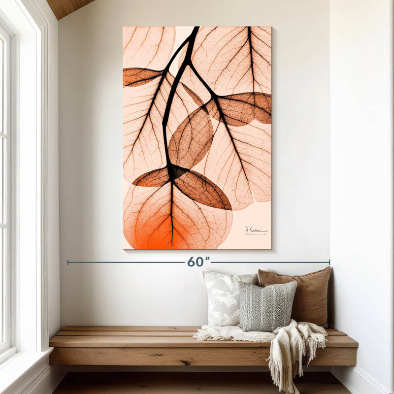 Harnek Orange Eucalyptus I, 51" H x 34" W
