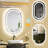 Lunara 192 LEDs/m LED Lighted Oval Bathroom/Vanity Mirror with ETL Certified, Anti-Fog Tempered Glass-218075271