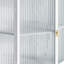 Armoire de salle de bain 22,25 "avec porte en verre trempé et tablettes de rangement pour la salle de bain