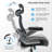 Monforto High Back 700LBS Big And Tall Mesh Office Chair With Dynamic Lumbar ,3D Flip Up Armrest-1042882604