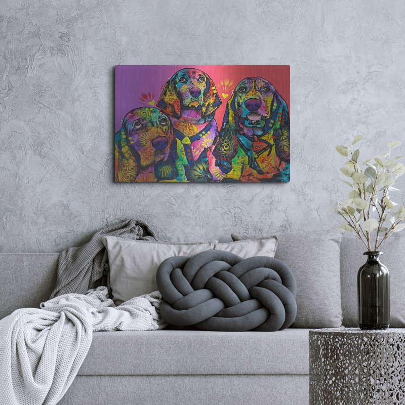 "Amigos" par Dean Russo, H 24 po x l 36 po