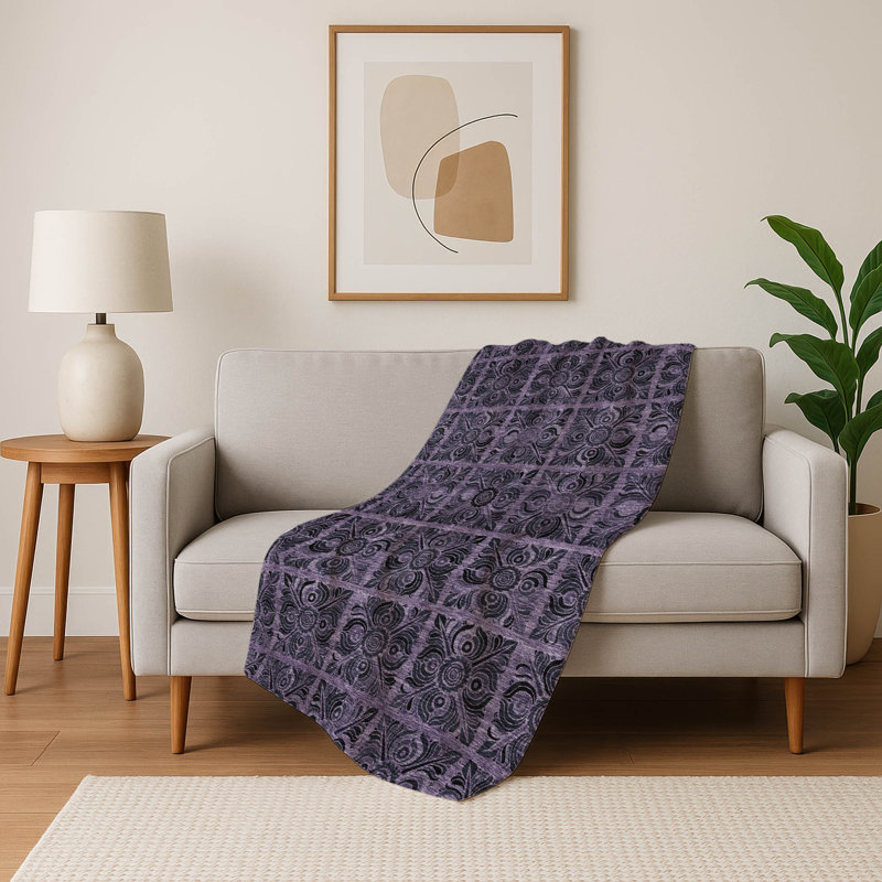 Jeté Addison Sherpa ASB853, Mauve