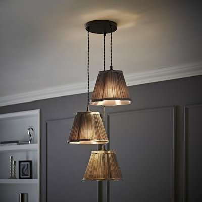 3 - Light Matte Black Pendant