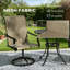 Ensemble de 2 chaises d'extérieur, chaises pivotantes-1005652573