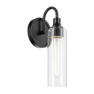 13" 1-Light Wall Sconce with Clear Glass