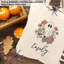 Sac personnalisé de bonbons ou de bonbons d'Halloween, sac fourre-tout en coton épais, fantôme enfant avec nom, sac de bonbons réutilisable-617137717